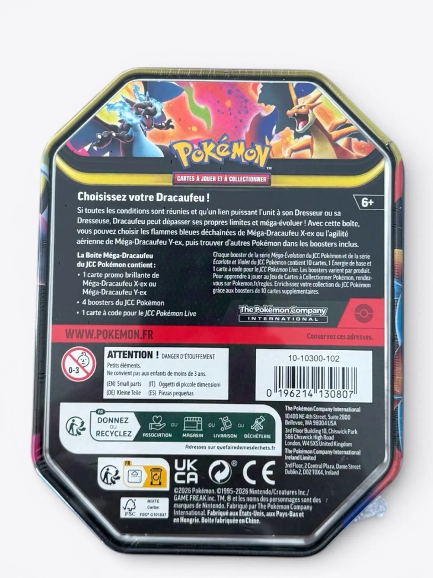 Pokébox Méga Dracaufeu X Ex - ME - Français GradeTen