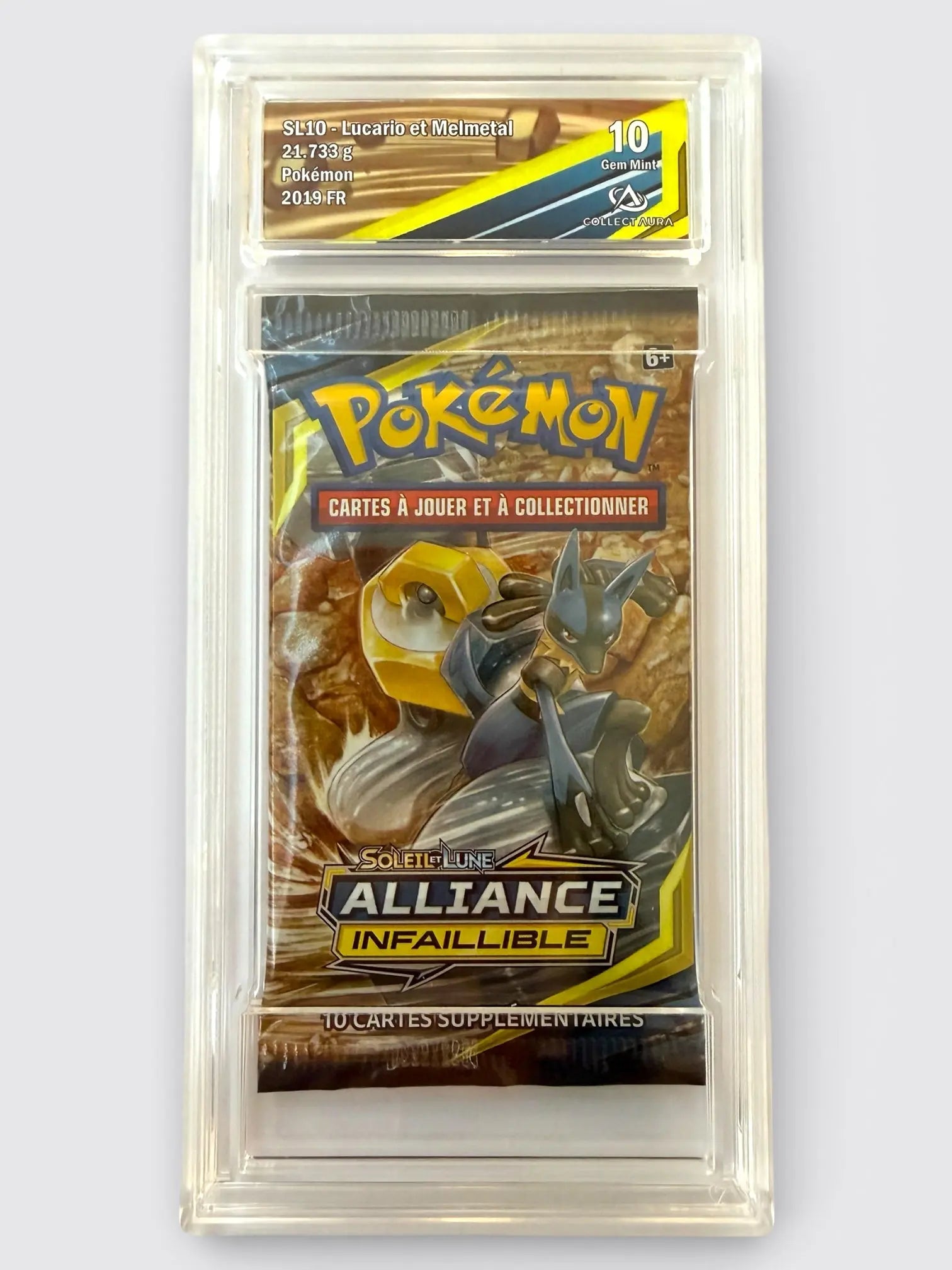 Booster Gradé - Alliance Infaillible - SL - Lucario et Melmetal GradeTen
