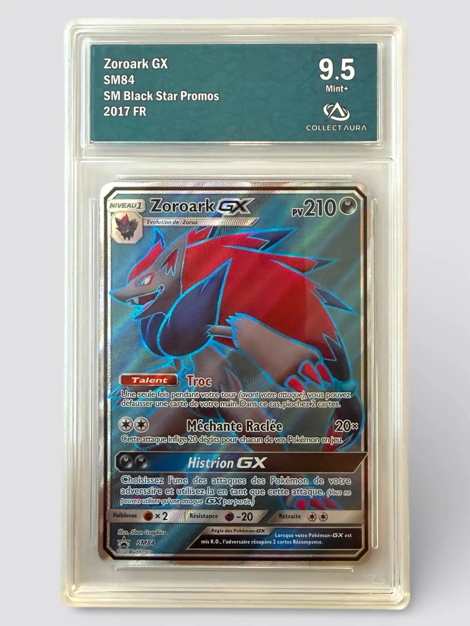 Carte Gradée - Promo Black Star - SL - Zoroark GX GradeTen