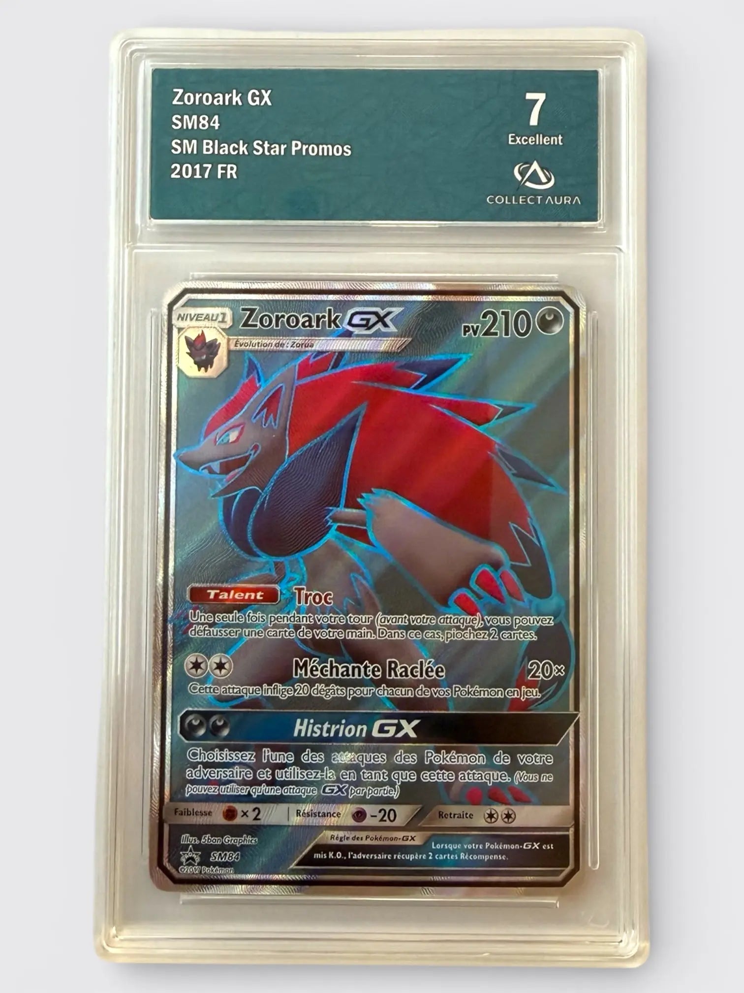 Carte Gradée - Promo Black Star - SL - Zoroark GX GradeTen
