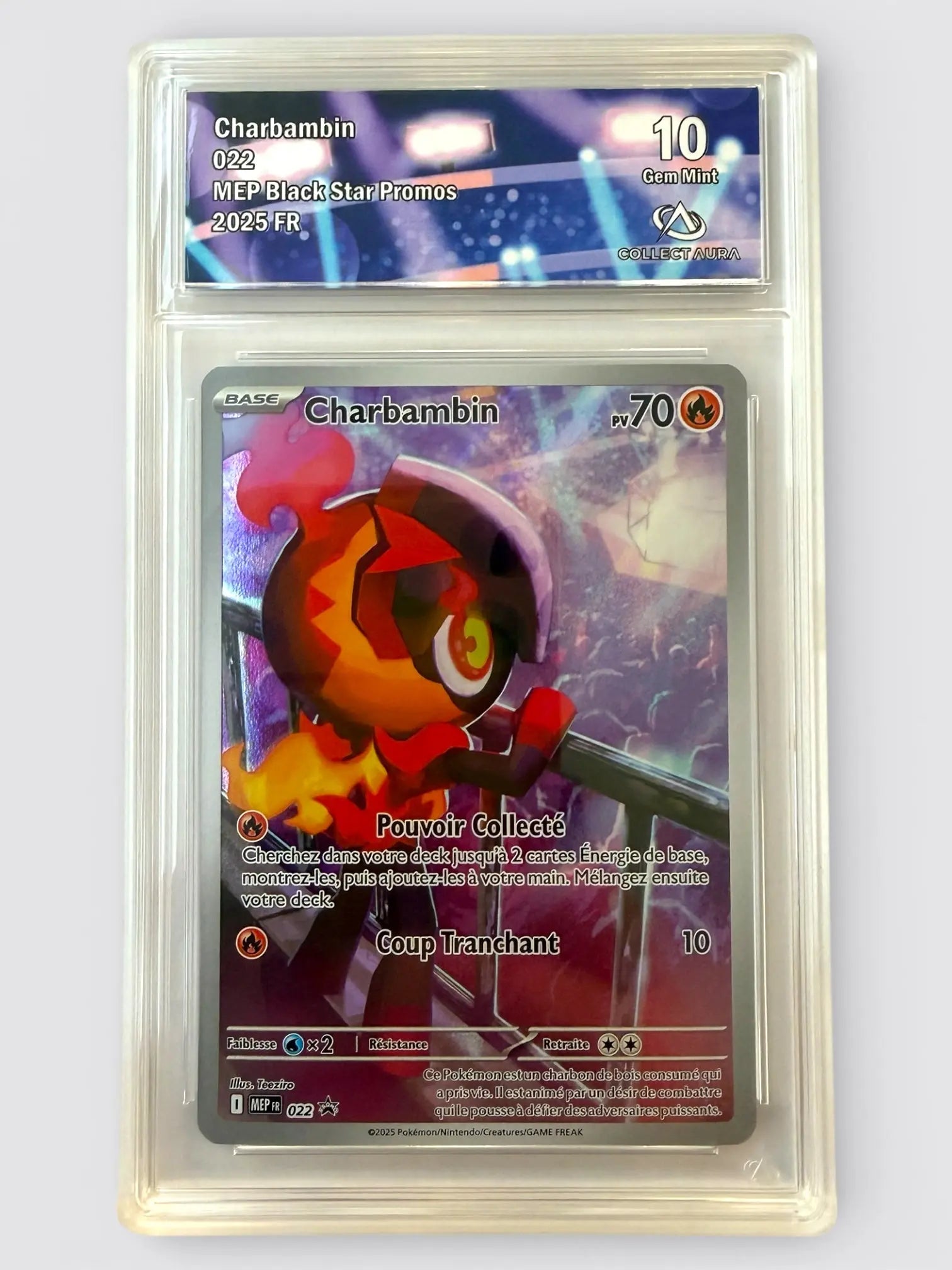 Carte Gradée - Promo Black Star - ME - Charbambin GradeTen